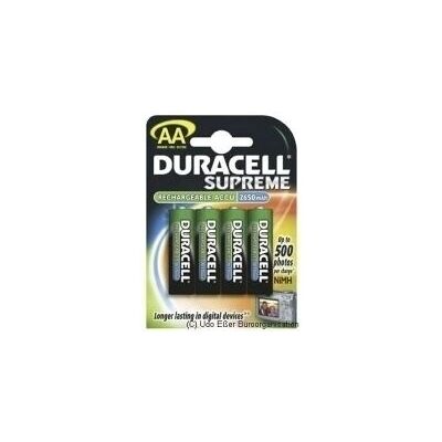 Batterie Duracell R6 NiMH - 2500mAh - Confezione da 4 Batterie Duracell R6 NiMH - 2500mAh - Confezione da 4