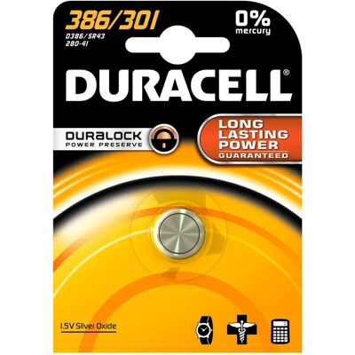 Pile en oxyde d'argent Duracell SR43 - Pile - Publicité Pile en oxyde d'argent Duracell SR43 - Pile - Publicité