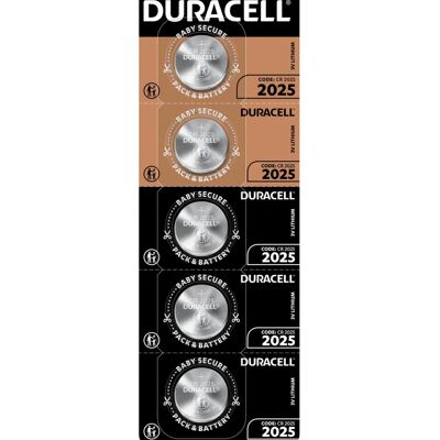 Duracell CR2025 Batería de litio, 5 unidades Duracell CR2025 Batería de litio, 5 unidades