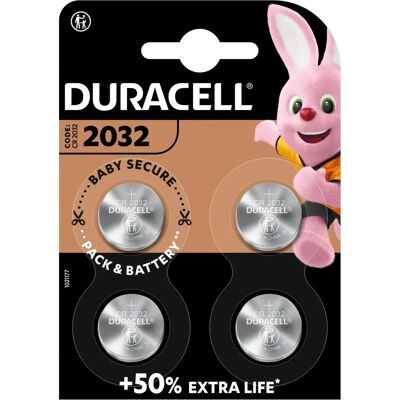 Duracell CR2032 Lithium Battery - 4 Pack Duracell CR2032 Lithium Battery - 4 Pack