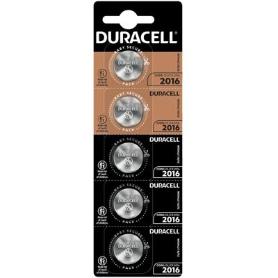 Duracell CR2016 Lithium Batterie - 5 Stück Duracell CR2016 Lithium Batterie - 5 Stück