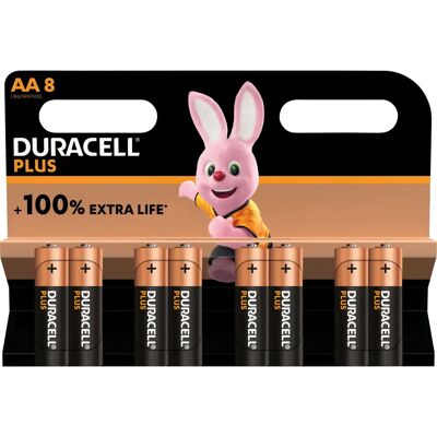 Bateria Duracell LR6 AA - Energia alcalina confiável para eletrônicos Bateria Duracell LR6 AA - Energia alcalina confiável para eletrônicos