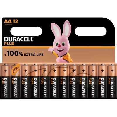 Duracell LR06 AA Batteries - 12 Pack Duracell LR06 AA Batteries - 12 Pack