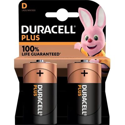 Batería Duracell LR20 - 10 piezas Energía alcalina duradera Batería Duracell LR20 - 10 piezas Energía alcalina duradera