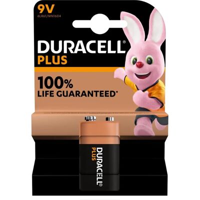 Batería Duracell 9V - Energía alcalina duradera Batería Duracell 9V - Energía alcalina duradera