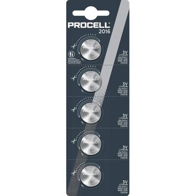 Duracell CR2016 Lithium Batterie - 5er Pack - Batterie Duracell CR2016 Lithium Batterie - 5er Pack - Batterie