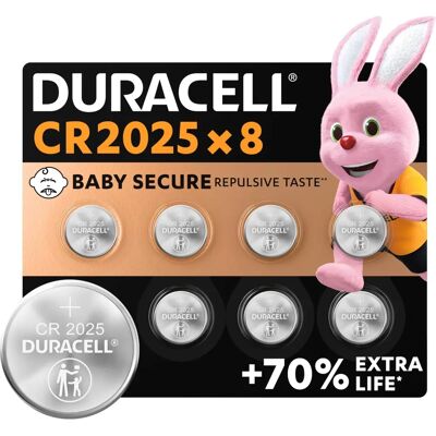 Duracell 2025 Lithium Coin Batteries - Up to 70% Extra Life - Baby Secure Tec - Button Cell Battery Duracell 2025 Lithium Coin Batteries - Up to 70% Extra Life - Baby Secure Tec - Button Cell Battery