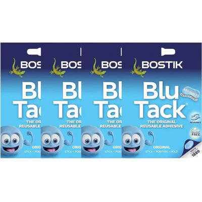 Bostik 801103 Blue Tack Reusable Adhesive - Adhesive Bostik 801103 Blue Tack Reusable Adhesive - Adhesive
