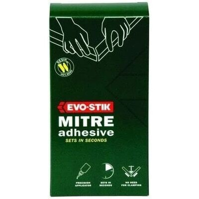 Evo-Stik EvoMIFtrade Colle pour angles en onglet - 50g - Publicité Evo-Stik EvoMIFtrade Colle pour angles en onglet - 50g - Publicité