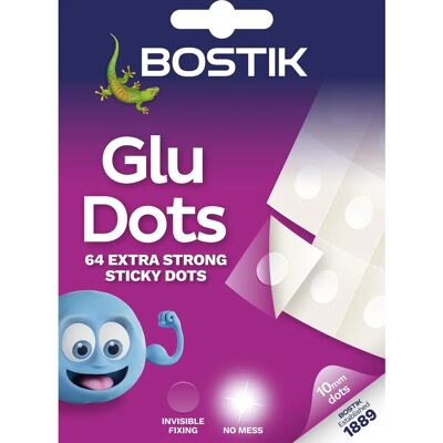 Bostik Bostik Glu Dots Extra Strong Permanent 64 Pieces Bostik Bostik Glu Dots Extra Strong Permanent 64 Pieces