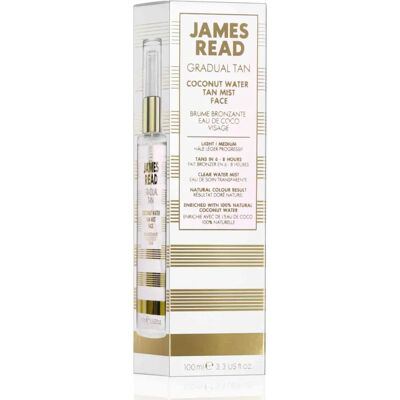 James Read, Selbstbräuner, Coconut Water Tan Mist Face 100 ml (Selbstbräunungsspray, 100 ml) James Read, Selbstbräuner, Coconut Water Tan Mist Face 100 ml (Selbstbräunungsspray, 100 ml)