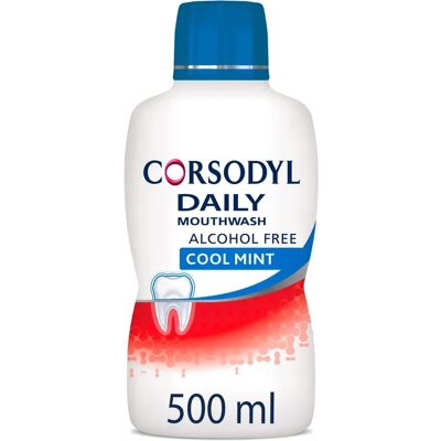 Corsodyl - Daily Cool Mint Mouthwash - Alcohol-Free - Mouthwash Corsodyl - Daily Cool Mint Mouthwash - Alcohol-Free - Mouthwash