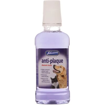 Johnson's Anti Plaque Dental Rinse for Cat & Dog - 250ml Johnson's Anti Plaque Dental Rinse for Cat & Dog - 250ml