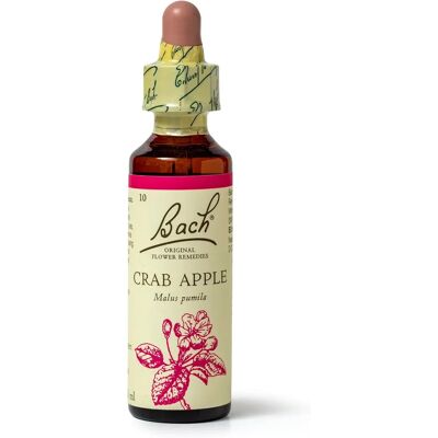 Bach Original Flower Remedies Crab Apple - Soutien à l'équilibre émotionnel, nettoyage, acceptation - 20ml - Publicité Bach Original Flower Remedies Crab Apple - Soutien à l'équilibre émotionnel, nettoyage, acceptation - 20ml - Publicité