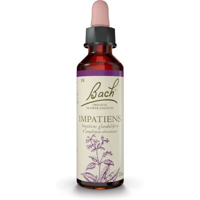 Fleurs de Bach Original Impatiens - Élixir Floral 20ml - Publicité Fleurs de Bach Original Impatiens - Élixir Floral 20ml - Publicité