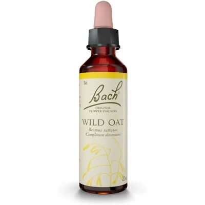 Fleurs de Bach Avoine Sauvage - Élixir Floral - 20ml - Type de Produit - Publicité Fleurs de Bach Avoine Sauvage - Élixir Floral - 20ml - Type de Produit - Publicité