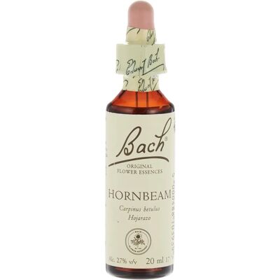 Flores de Bach Hornbeam 20 ml - Elixir floral para confiança e energia Flores de Bach Hornbeam 20 ml - Elixir floral para confiança e energia