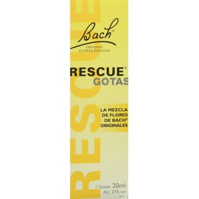 Bach Rescue Gotas 20 ml - Élixir Floral Bach Rescue Gotas 20 ml - Élixir Floral