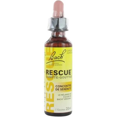 FLEURS DE BACH Bach Rescue - 20ml - Remède à base de plantes - Publicité FLEURS DE BACH Bach Rescue - 20ml - Remède à base de plantes - Publicité