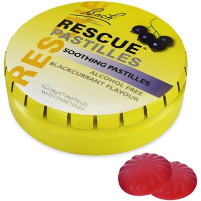 Bach Rescue Schwarzen Johannisbeere Pastillen - Beruhigende Blütenessenzen Bach Rescue Schwarzen Johannisbeere Pastillen - Beruhigende Blütenessenzen