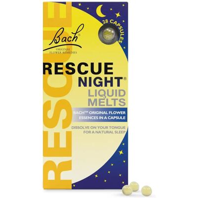 Bach Rescue Night Liquid Melts - 28 Capsule Bach Rescue Night Liquid Melts - 28 Capsule