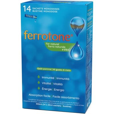 Schwabe Pharma Ferrotone Pomme Complément - Supplément Alimentaire - Publicité Schwabe Pharma Ferrotone Pomme Complément - Supplément Alimentaire - Publicité