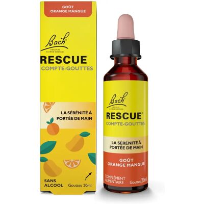 Fleurs de Bach Rescue Orange Mango 20ml - Natürliche Stresslinderung Fleurs de Bach Rescue Orange Mango 20ml - Natürliche Stresslinderung