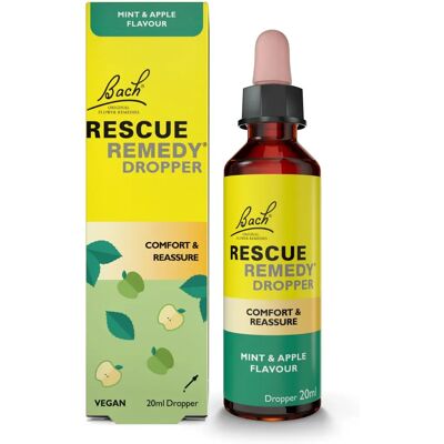 Bach Rescue Remedy Dropper Mint & Apple - Remedy Dropper Bach Rescue Remedy Dropper Mint & Apple - Remedy Dropper