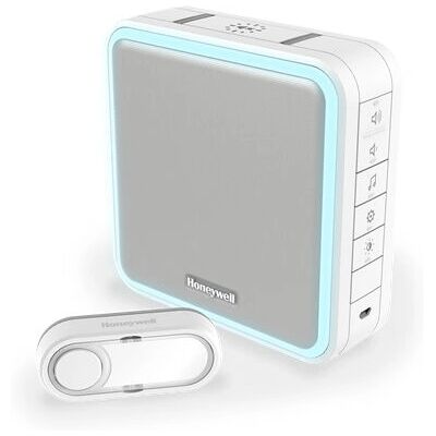 Honeywell Modello Argento 9 Kit Campanello Wireless - Kit Campanello Honeywell Modello Argento 9 Kit Campanello Wireless - Kit Campanello