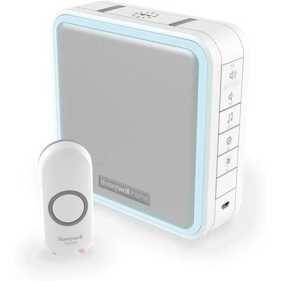 Sino Sem Fio Honeywell Série 9 - 8 Melodias - Branco Sino Sem Fio Honeywell Série 9 - 8 Melodias - Branco