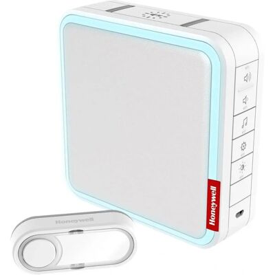 Kit Campanello Wireless Honeywell DC917S con Halo di Luce - Melodie Personalizzabili Kit Campanello Wireless Honeywell DC917S con Halo di Luce - Melodie Personalizzabili
