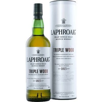 Laphroaig Triple Wood Whisky - Islay Single Malt Scotch - 48% - 0,7L Laphroaig Triple Wood Whisky - Islay Single Malt Scotch - 48% - 0,7L