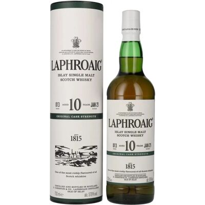 Laphroaig 10 Jahre Batch 13 Fassstärke Whisky - Schottland Laphroaig 10 Jahre Batch 13 Fassstärke Whisky - Schottland