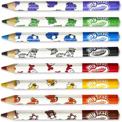 Crayola Mini Kids Erste Buntstifte Set - 8 Stück Crayola Mini Kids Erste Buntstifte Set - 8 Stück