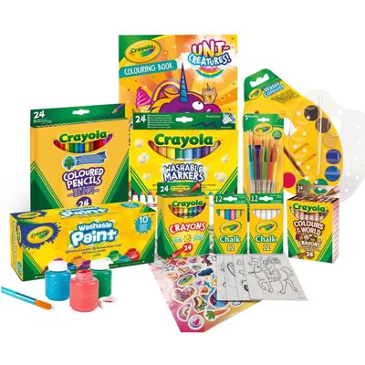 Crayola 7497 - Art Set - Paints, Markers, Crayons, Brushes Crayola 7497 - Art Set - Paints, Markers, Crayons, Brushes