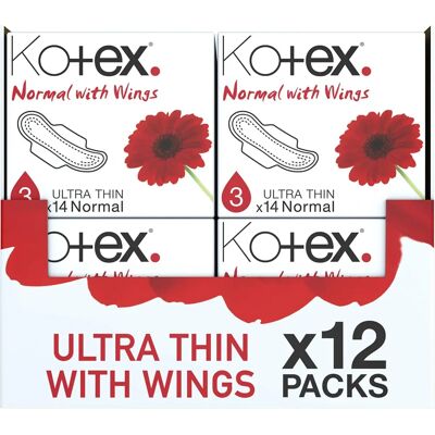 Kotex Ultra Thin Normal Towels - Sanitary Pads Kotex Ultra Thin Normal Towels - Sanitary Pads