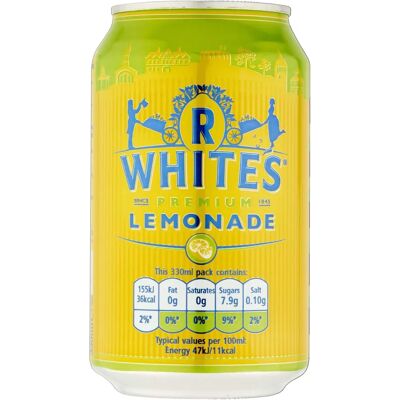 R Whites Lemonade - 24x330ml - Lemonade R Whites Lemonade - 24x330ml - Lemonade