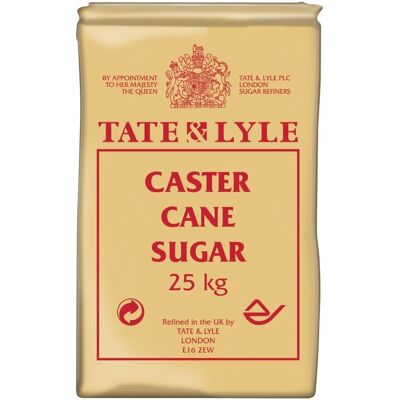 Tate & Lyle - Fairtrade Caster - 25 kg - Sugar Tate & Lyle - Fairtrade Caster - 25 kg - Sugar