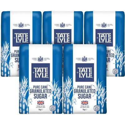 Tate & Lyle Tate And Lyle Sugars granulated Sugar - Sugar - 5kg Tate & Lyle Tate And Lyle Sugars granulated Sugar - Sugar - 5kg