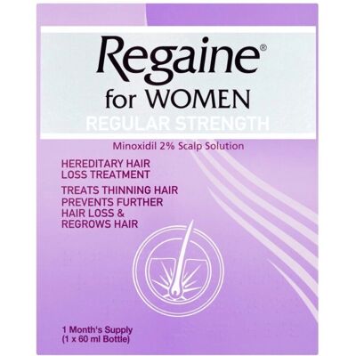 Regaine for Women Regular Strength Hair Regrowth Solution - 60ml Regaine for Women Regular Strength Hair Regrowth Solution - 60ml