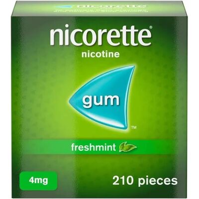 Nicorette Nicotine Gum Freshmint 4mg - Quit Smoking Aid Nicorette Nicotine Gum Freshmint 4mg - Quit Smoking Aid