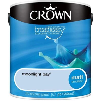 Crown Light Blue Wall & Ceiling Paint - 2.5L Crown Light Blue Wall & Ceiling Paint - 2.5L