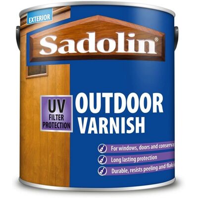 Sadolin Outdoor Wood Varnish - Clear Matt 2.5L Sadolin Outdoor Wood Varnish - Clear Matt 2.5L