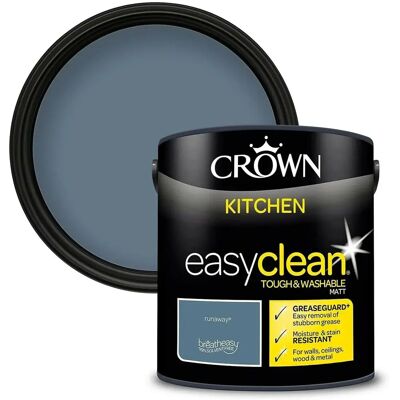 Crown Easyclean Kitchen Greaseguard+ Matt Paint Runaway - 2.5L Crown Easyclean Kitchen Greaseguard+ Matt Paint Runaway - 2.5L