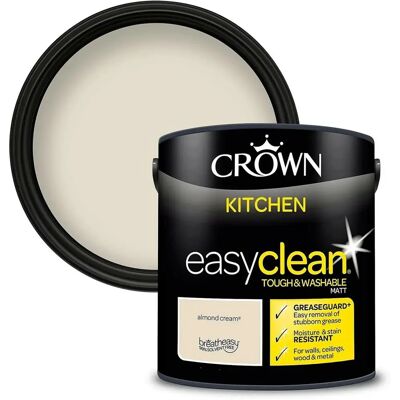 Crown Easyclean Kitchen Greaseguard+ Almond Cream - Interior Paint Crown Easyclean Kitchen Greaseguard+ Almond Cream - Interior Paint