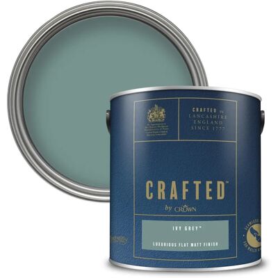 Crown - CRAFTED by Crown Flat Matt - Ivy Grey - 2.5L - Paint Crown - CRAFTED by Crown Flat Matt - Ivy Grey - 2.5L - Paint