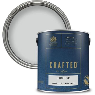 CROWN - Flat Matt Emulsion - Sketch Pad - 2.5L - Paint CROWN - Flat Matt Emulsion - Sketch Pad - 2.5L - Paint