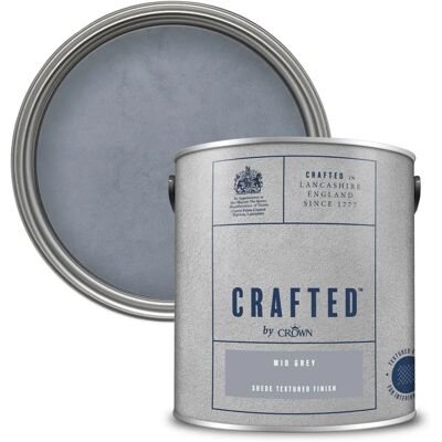 CROWN - CRAFTED by Crown Suede Textured Matt Emulsion CROWN - CRAFTED by Crown Suede Textured Matt Emulsion