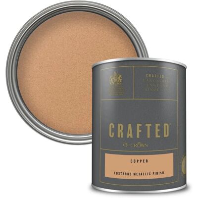 Crown - Lustrous Metallic Emulsion - Copper - 1.25L - paint Crown - Lustrous Metallic Emulsion - Copper - 1.25L - paint