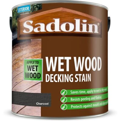 Sadolin Wet Wood Decking Charcoal - 2.5L - Wood stain Sadolin Wet Wood Decking Charcoal - 2.5L - Wood stain